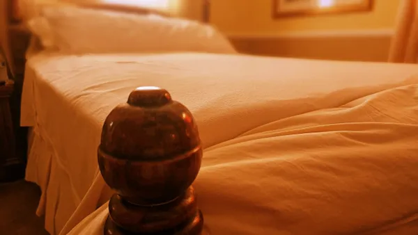 Love hotel bed