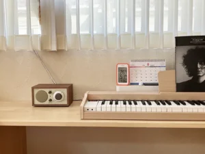 The electronic piano and Fujii Kaze's official piano score in my house