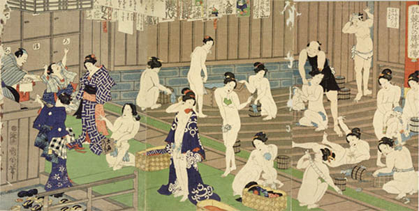 Old Japanese bath
Old Japanese public baths