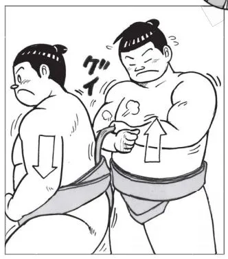 How to wear a mawashi