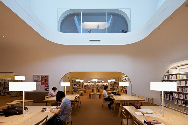 Musashino Place, a beautiful Japanese library