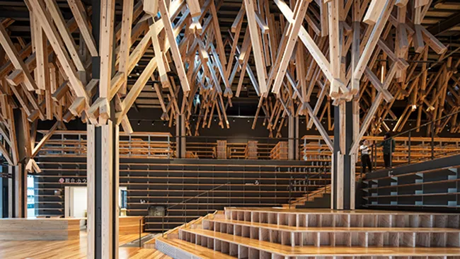 Beautiful Japanese Library "Kumonoue Library"