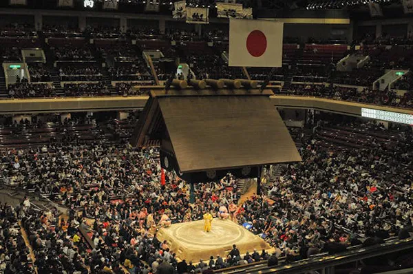 The venue for Japan's national sport, sumo wrestling