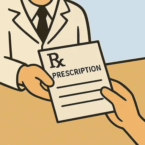 Get a prescription from your doctor