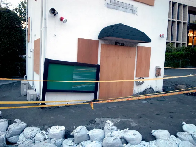 house damaged by ground subsidence